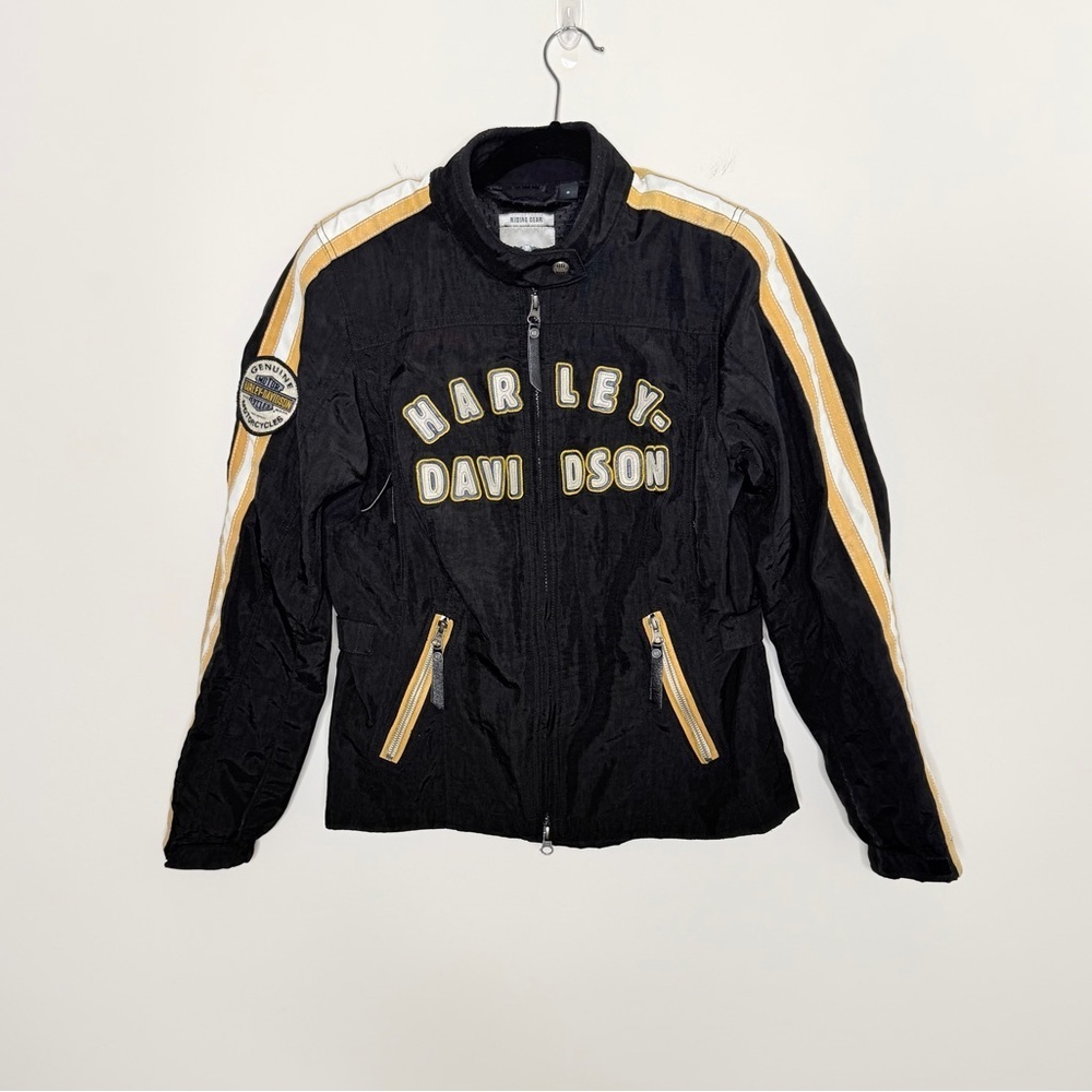 Harley Davidson Women's Airwing 3-in-1 Black Riding Jacket biker grunge - Picture 2 of 16